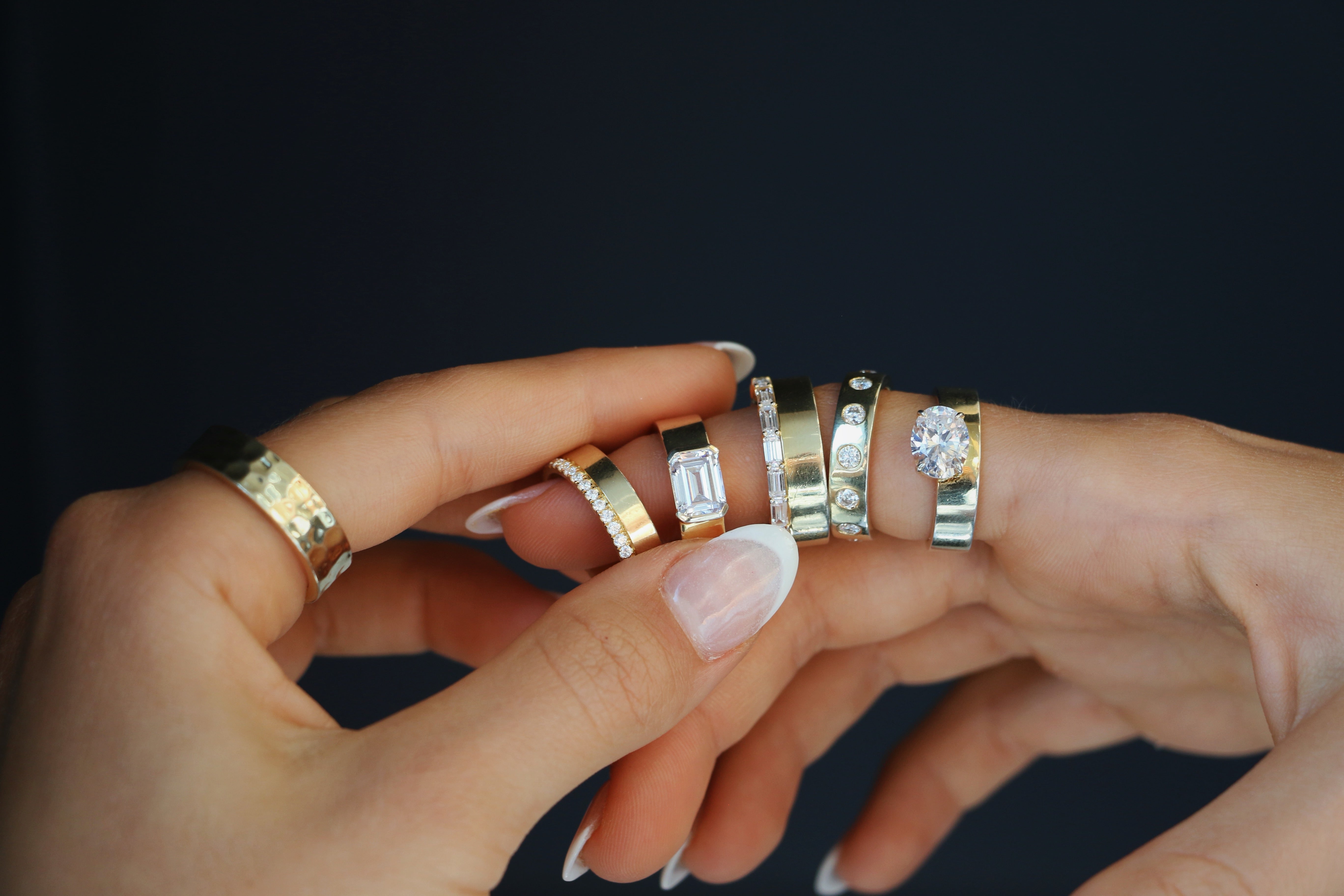cigarettes and wedding bands cigarette band Petite Flat Cigar Band 14k Rose Gold By adding diamond brilliance to fracture The Bold and Beautiful Cigar