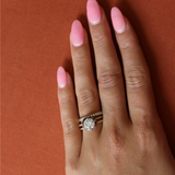 Round Brilliant Bezel Double Pavé | Vintage