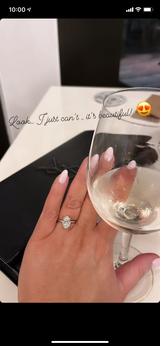 Oval Solitaire Classic | Hidden Halo