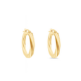 medium twist hoops