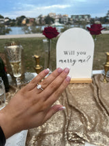 Radiant Cut Solitaire Pavé | Hidden Halo