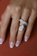 Diamond Eternity Band made with sustainable lab diamonds.