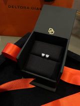 Trilliant Cut Diamond Stud Earrings | Lab Grown