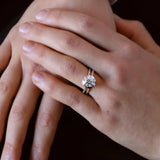 Button Back Diamond Ring | 'One & Only'