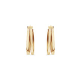 9k FeatherLite Double Hoop Earrings