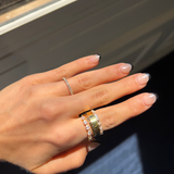 Marquise Cut Angled Lab Grown Diamond Ring