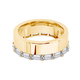 Baguette Cut Cigar Band