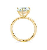 Deltora Diamonds Solitaire Angled Pear Engagement Ring made with sustainable lab diamonds.