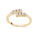 9k Diamond Wrap Ring