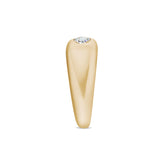 Pear Cut Diamond Dome Ring