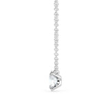 Round Lab Grown Diamond Solitaire Necklace