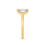 Radiant Cut Solitaire with Sustainable Lab Diamonds.