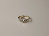 Round Diamond Wrap Ring.