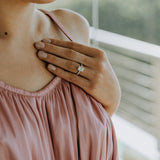 Deltora Diamonds Emerald Cut Diamond Pavé Setting made with sustainable lab diamonds.