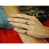 Star Set Lab Grown Diamond Pinky Signet Ring - one left