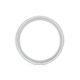 Grid Pattern 8mm Mens Wedding Ring