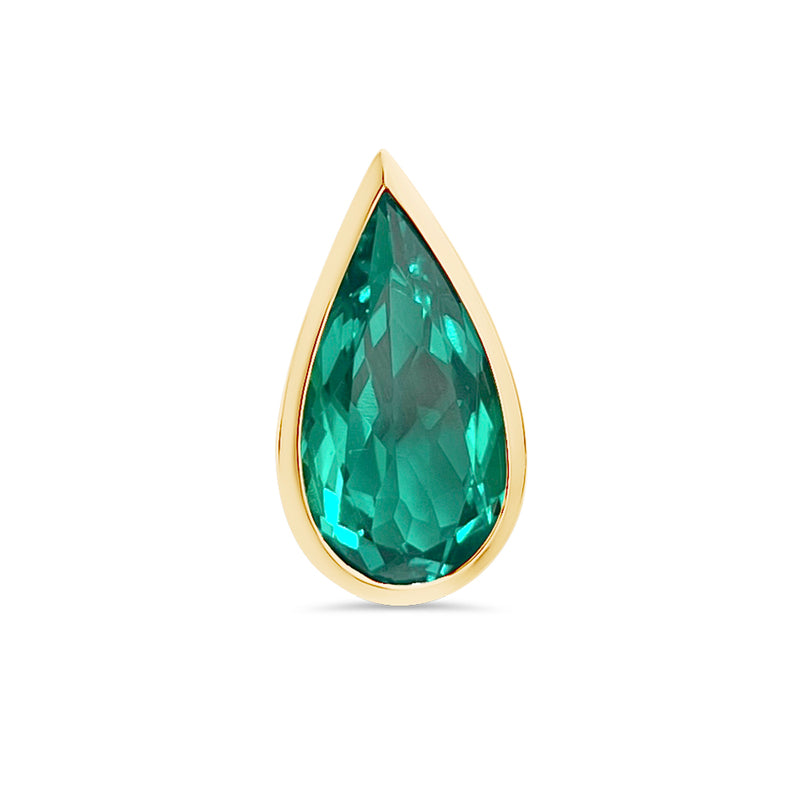 Emerald bezel Pendant - Colombian Green | One & Only