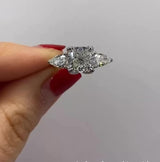 Cushion Cut Trilogy Classic | Pear Sides