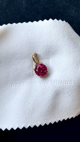 Magenta Sapphire Pendant | 3ct