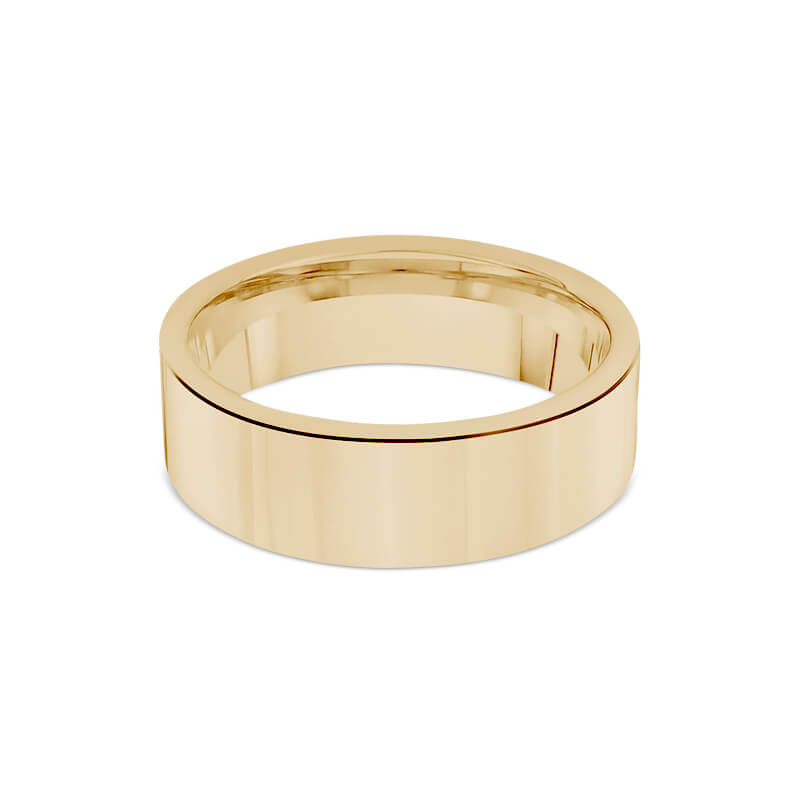 Deltora Diamonds 6mm Unisex Polished Cigar Band.