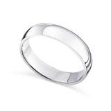 Comfort Fit 5mm Mens Wedding Ring