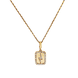 Diamond Lightning Pendant Necklace made with Sustainable Lab Diamonds