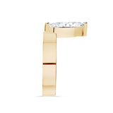 Floating Marquise Diamond Cigar Band