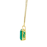 lab grown emerald necklace by deltora diamonds CEO melissa trafford-jones