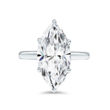 Deltora Diamonds Marquise Cut Four Claw Solitaire Setting with sustainable lab diamonds.