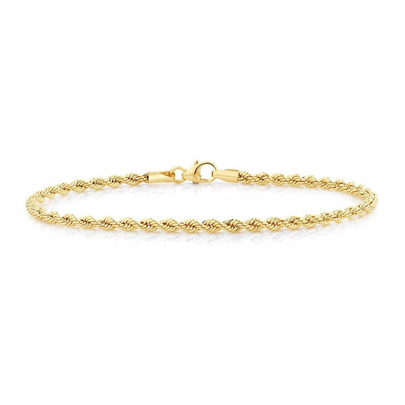 Deltora Diamonds Rope Chain Bracelet.